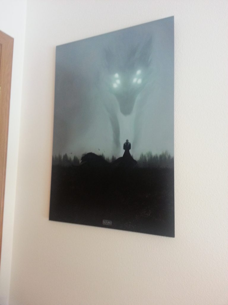 Before Dragon Age, this gigantic art print most certainly was not hanging on my wall.